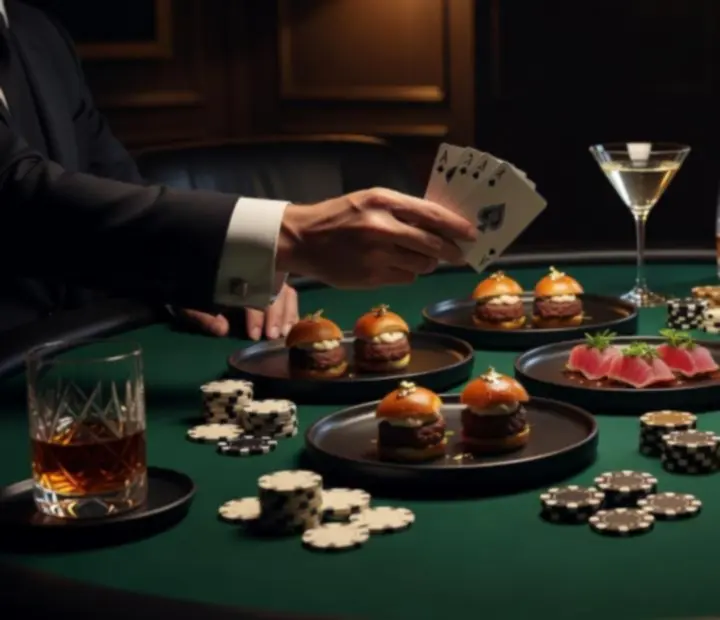 Elegáns fingerfood falatok offline póker est hangulatában